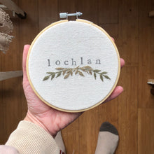 Load image into Gallery viewer, Custom 5” Stamped baby name