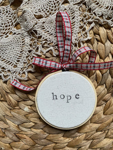 Ornament: hope