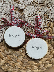 Ornament: hope