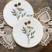 Load image into Gallery viewer, The Leona, finished floral hoop