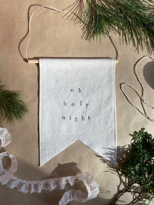 Banner- oh holy night