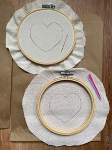 Kids embroidery kit